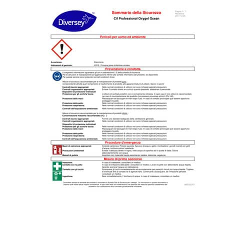 Gel detergente multisuperficie Cif Ocean - 5 L 7517870